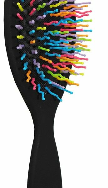 Щетка для волос Цветные зубчики овальная ТМ Studio Style (Студио Стайл)