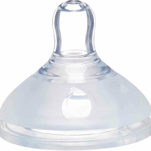 Соска для бутылочки силиконовая Roxy Kids S медленный поток с рождения 2 шт