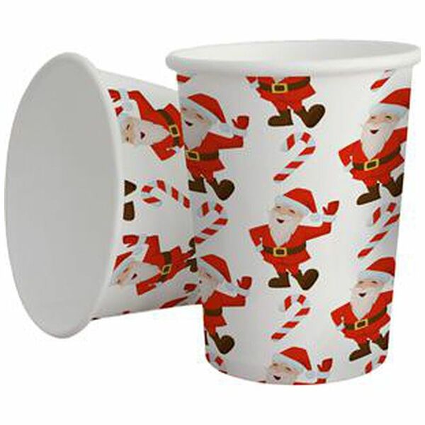 Стаканы одноразовые картонные, 6x200мл