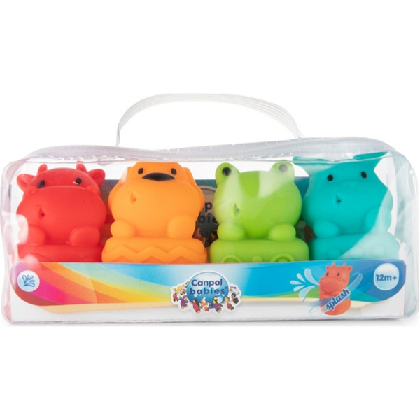 Игрушка для купания Животные с брызгалкой 4шт 12+ арт 79/400