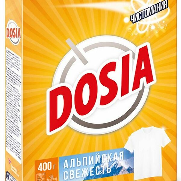Порошок стиральный Dosia Альпийская Свежесть автомат 400г