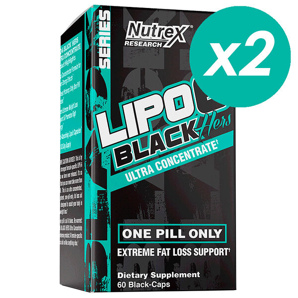 Nutrex Lipo-6 Black Hers Ultra Concentrate - (USA Version) (2 шт по 60 капсул)