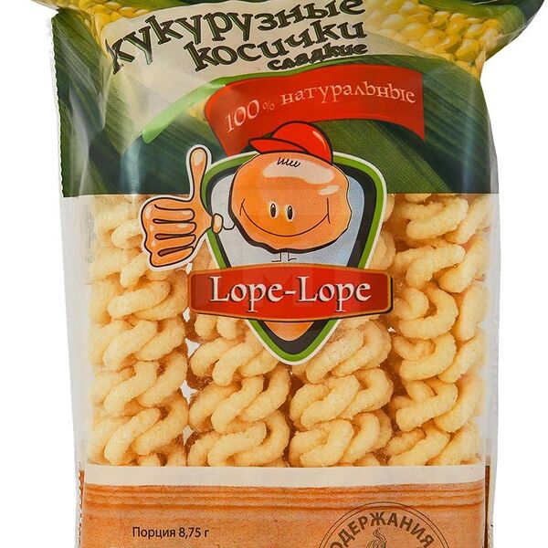 Кукурузные косички сладкие Lope-Lope