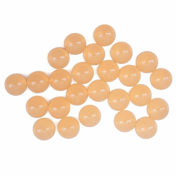 Полубусины желейные 8мм, 25шт/упак, Astra&Craft(J31 персиковый)