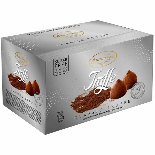 Конфеты Волшебница Трюфель без сахара, 180 г