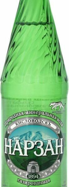 Вода Нарзан Элита минеральная лечебно-столовая газированная 500мл