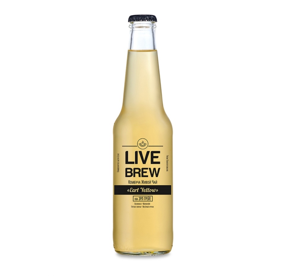 

Напиток комбуча LIVE BREW Earl Yellow Облепиха, Маракуйя, Эрл Грей 0.35 л, Россия