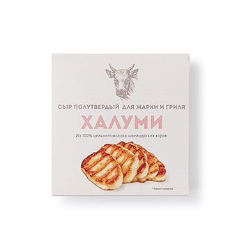 Сыр полутвердый Халуми м.д.ж. в с.в. 50% 100г, Россия