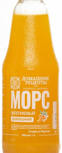 Морс Домашние рецепты облепиховый 1л