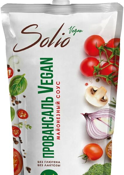 Соус майонезный Solio Vegan Провансаль вегетарианский 50.5% 200мл