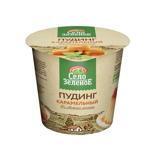 Пудинг Село Зелёное Карамель 3% без змж 120 г