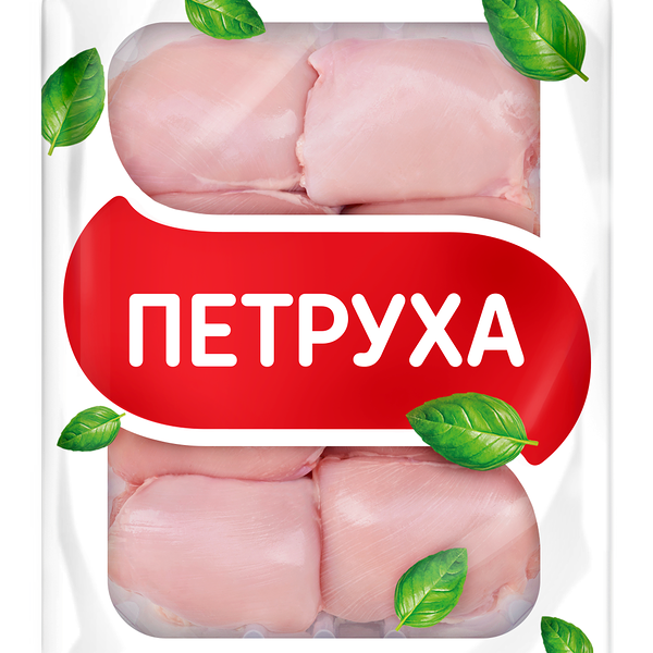 Мякоть бедра цыпленка-бройлера бескостная ТМ Петруха