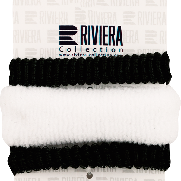 Резинки для волос RIVIERA темные в ассортименте, Арт. 4441003, 3шт