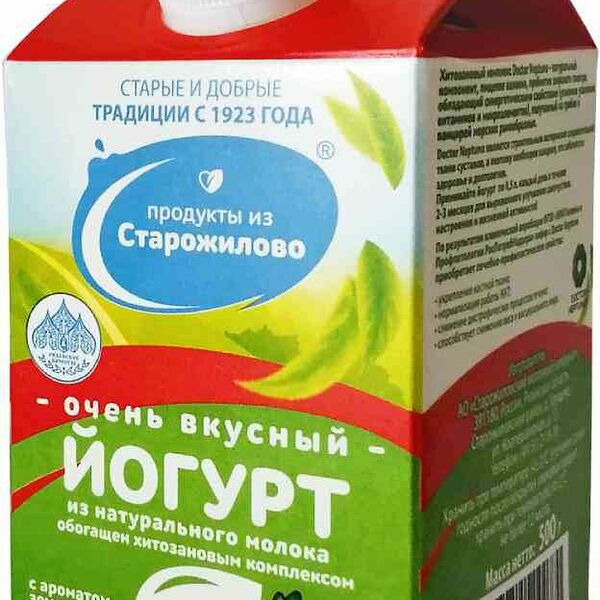 Йогурт Продукты из Старожилово Земляника с хитозаном 2,5%