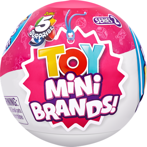 

Игрушка ZURU Шар-сюрприз, с 5 миниатюрами детских игрушек