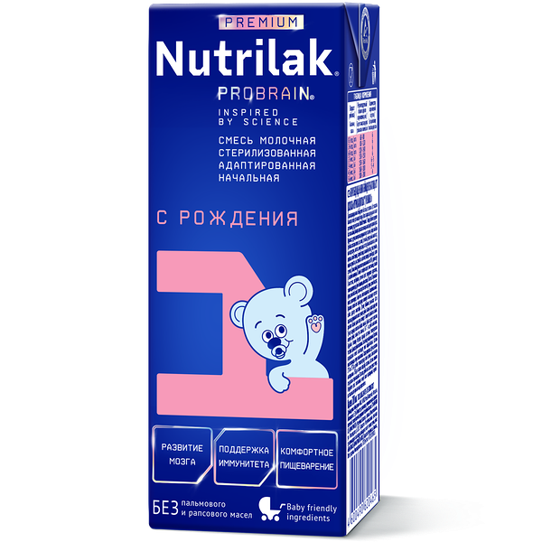 Смесь молочная Nutrilak 1 Premium адаптир с 0мес 200мл ДП