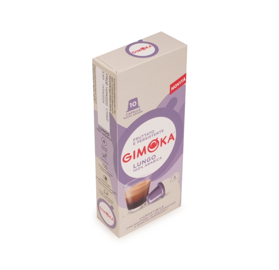 

Кофе в капсулах формата Nespresso Gimoka Lungo 10 капсул 55 г