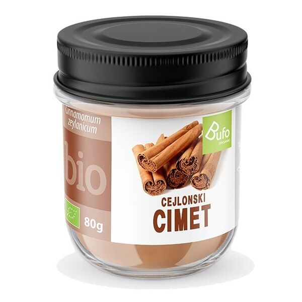 Приправа Bufo Eko корица цейлонская Био 80 г, Словения