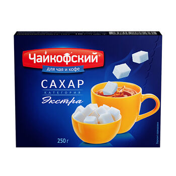 Сахар-рафинад Чайкофский белый кусковой
