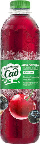 

Сок Фруктовый сад яблоко-вишня-черноплодная рябина охлажденный 850 мл