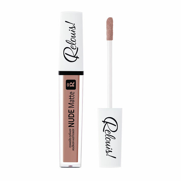 Матовая жидкая помада для губ Relouis Nude Matte т. 24