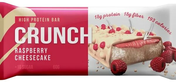 Батончик протеиновый Crunch Малиновый чизкейк 60г