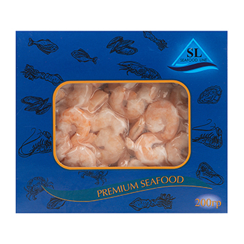 

Креветки Seafood Line очищенные в/м 100/200 ООО "Фрукты моря" 200 г Россия
