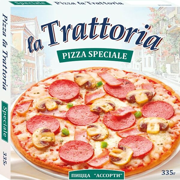 Пицца La Trattoria Ассорти 335 г
