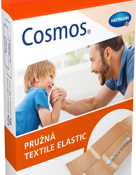 Hartmann Cosmos Textil Elastic пластырь эластичный 2 размера 20 шт