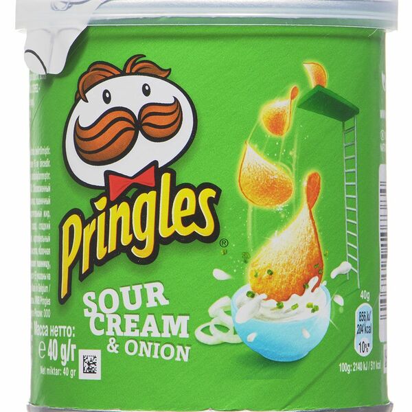 Чипсы картофельные Pringles сметана и лук 40 г