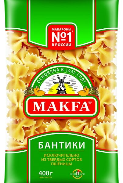 Макароны Makfa Бантики 400г