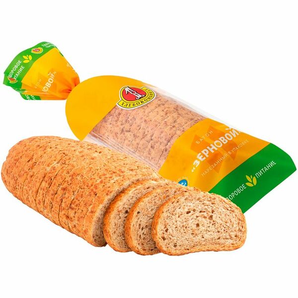 Хлеб Первый хлебокомбинат пшеничный Зерновой в нарезке