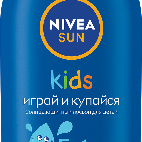 Детский солнцезащитный лосьон для тела Nivea Sun Kids SPF 50, 200 мл