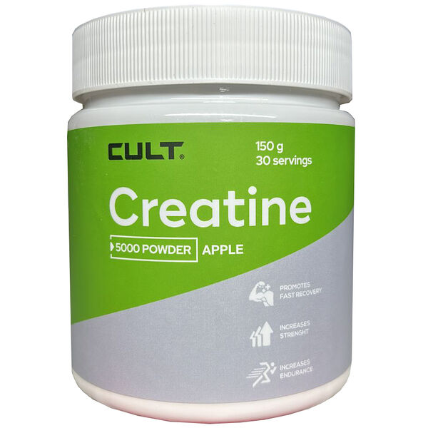 Cult Креатин моногидрат Creatine Monohydrate 150 г зеленое яблоко