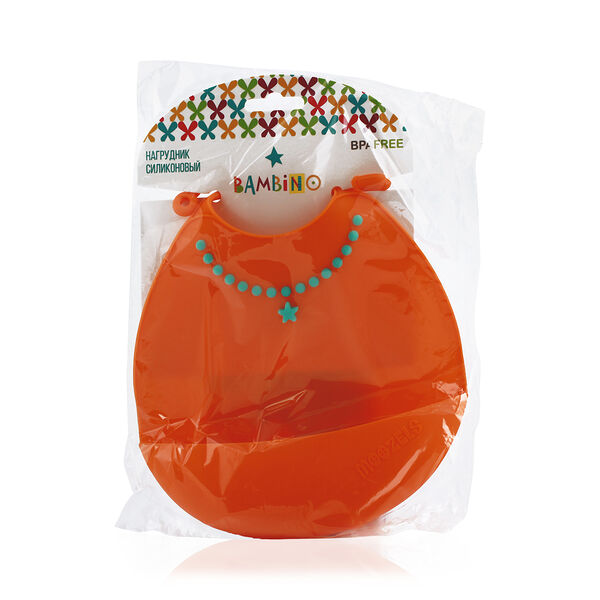 Bambino Слюнявчик силиконовый