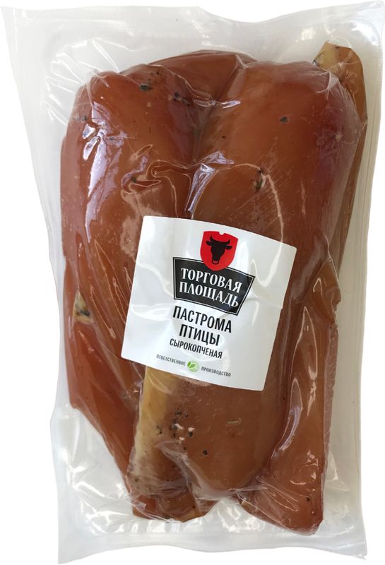 

Пастрома из мяса птицы Торговая площадь сырокопченая, вес