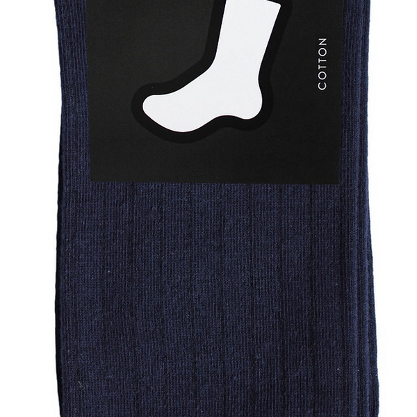 Носки мужские Marso НМГ-0108 хлопок-полиамид синие с принтом, 45-47