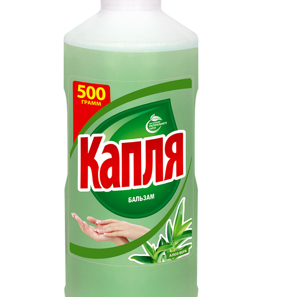 Средство для мытья посуды Капля Алоэ вера бальзам, в ассортименте