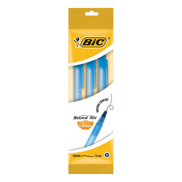Ручка Bic Round Stic средняя линия 