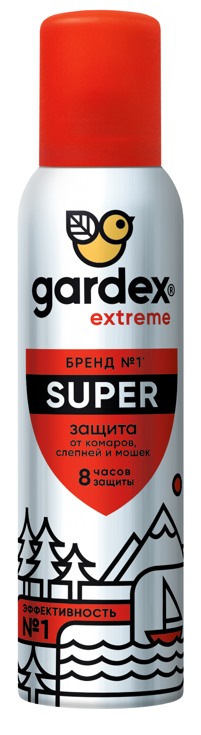 

Аэрозоль Gardex Extreme Super от комаров, слепней и мошек 150 мл