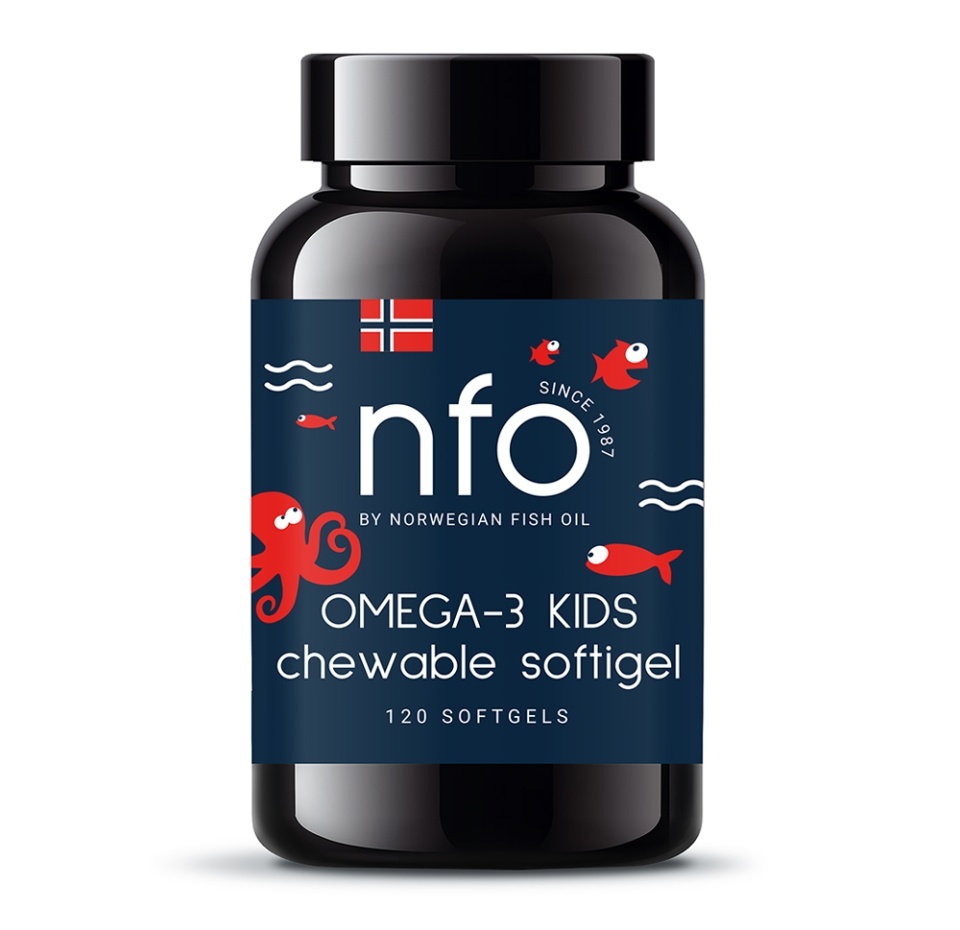 

NFO Омега-3 Kids капсулы жевательные для детей 120 шт