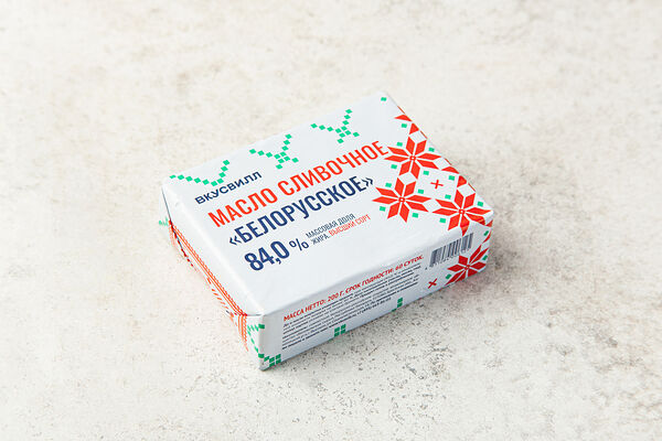 Масло сливочное Белорусское 84 %