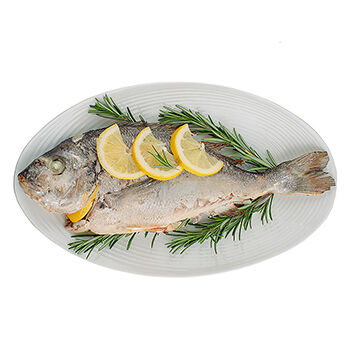 Дорада запеченная порция, вес