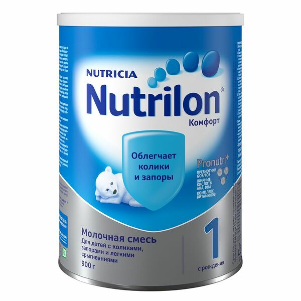 Смесь Nutrilon 1 Комфорт с рождения, 900г