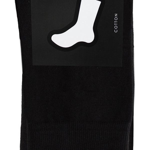 Носки мужские Marso Паголенок НМГ-0053 хлопок-полиамид черные, 39-41