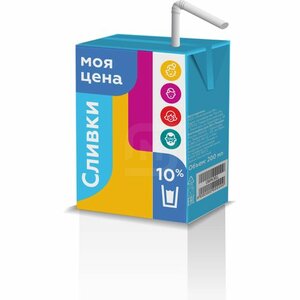 Сливки Моя цена стерилизованные 10% в Магнит со скидкой –29%