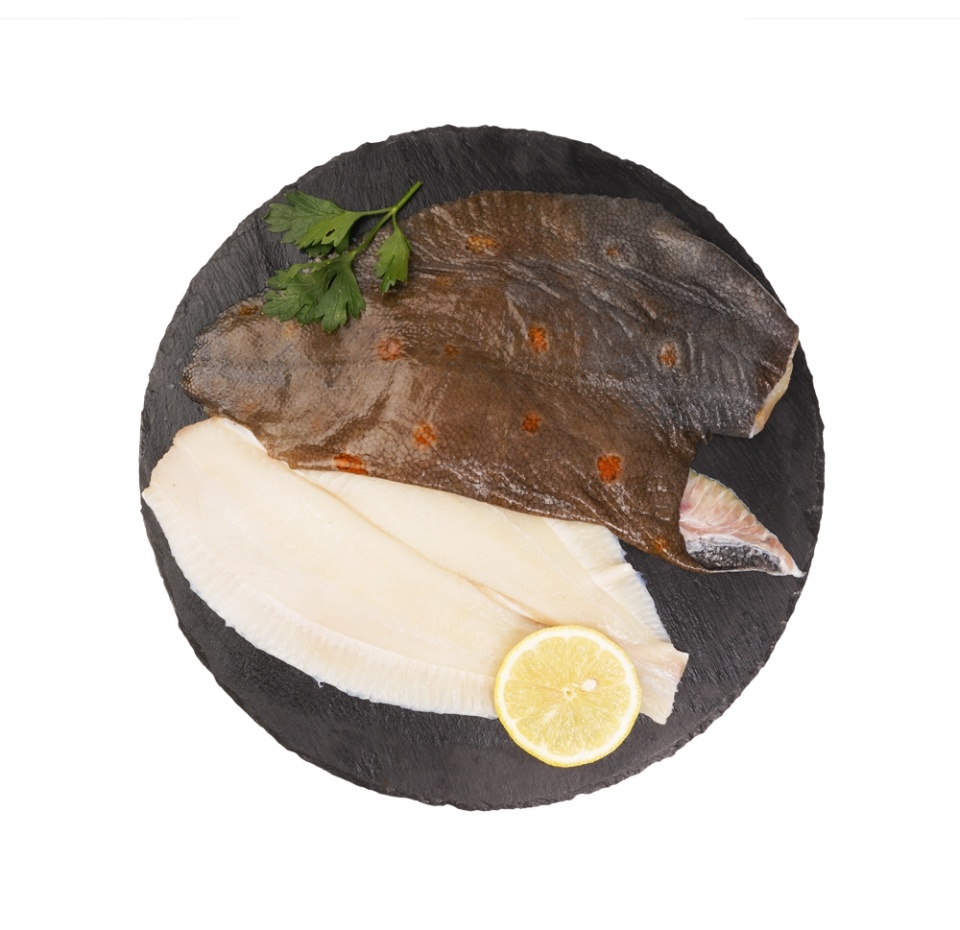 

Камбала без головы, филе на шкуре охлажденное вес