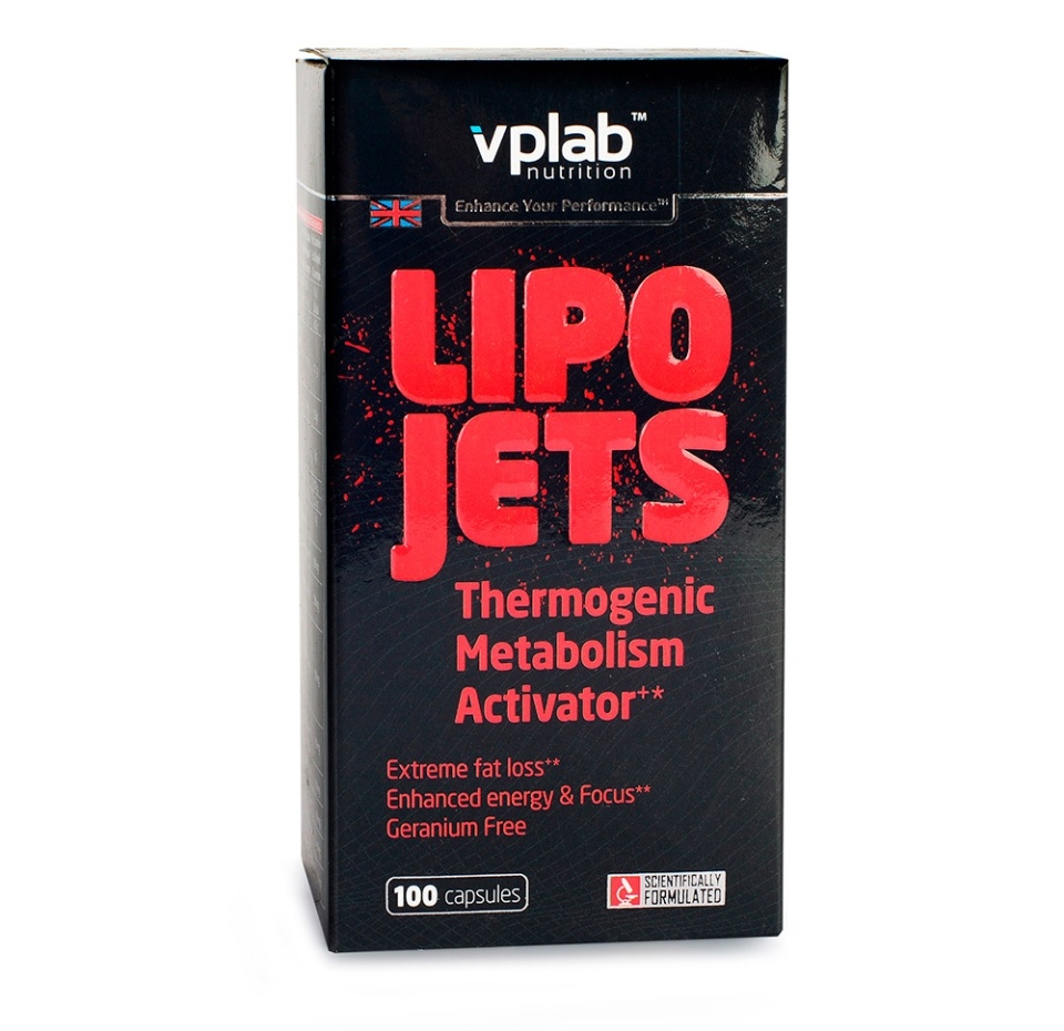 

ЛипоДжетс VPLab Nutrition, 100 капсул Великобритания