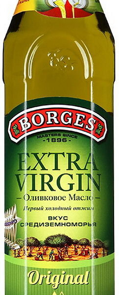 Масло оливковое BORGES Extra Virgin нераф. 0,5 л. ст/бут.