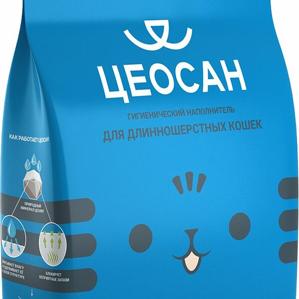 Цеосан наполнитель для длинношерстных кошек